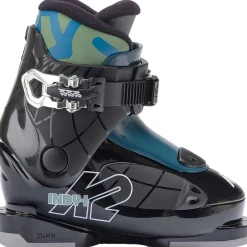 K2 Indy Skis + FDT 4.5 Bindings + Indy 1 Ski Boots + evo Sessel Helmet + Goggle Combo - Kids'-Kids Skis|Kids Ski Packages