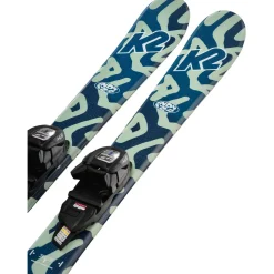 K2 Indy Skis + FDT 4.5 Bindings + Indy 1 Ski Boots + evo Sessel Helmet + Goggle Combo - Kids'-Kids Skis|Kids Ski Packages