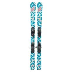 K2 Luv Bug Skis + FDT 7.0 Bindings - Kids' 2024-Kids Skis|Kids Ski Packages