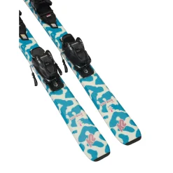 K2 Luv Bug Skis + FDT 7.0 Bindings - Kids' 2024-Kids Skis|Kids Ski Packages