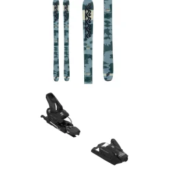 K2 Reckoner 92 W Skis - Women's + Salomon Strive 12 GW Ski Bindings 2024- Skis With Bindings|Skis With Bindings