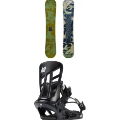 K2 Standard Snowboard + Indy Snowboard Bindings 2025- Snowboards With Bindings|Snowboard Packages