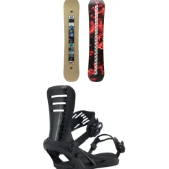 K2 World Peace Snowboard + Formula Snowboard Bindings 2025- Snowboards With Bindings|Snowboard Packages