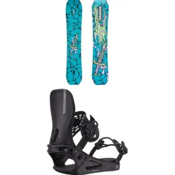 K2 x Brain Dead Passport Snowboard + Bond Snowboard Bindings 2025- Snowboards With Bindings|Snowboard Packages