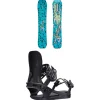 K2 x Brain Dead Passport Snowboard + Network Snowboard Bindings - Women's 2025- Snowboards With Bindings|Snowboard Packages
