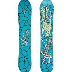 K2 x Brain Dead Passport Snowboard + Edition Snowboard Bindings 2025- Snowboards With Bindings|Snowboard Packages