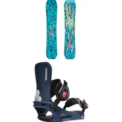 K2 x Brain Dead Passport Snowboard + Program Snowboard Bindings 2025- Snowboards With Bindings|Snowboard Packages
