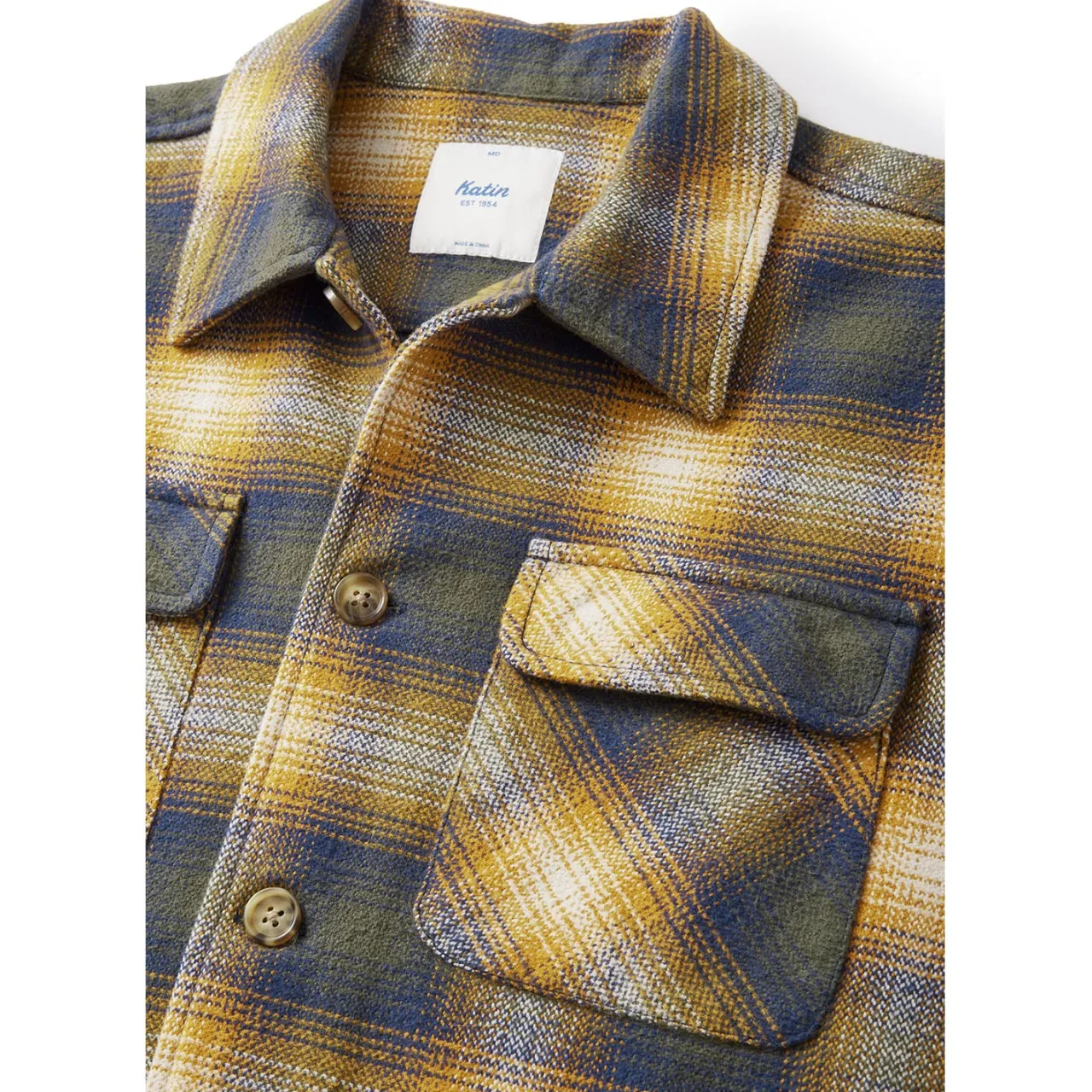 Katin Shiloh Solid Flannel - Men's- Casual Clothing|Shirts