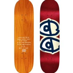 Krooked Eyes Glitter Fleck True Fit 8.25 Skateboard Deck- Decks
