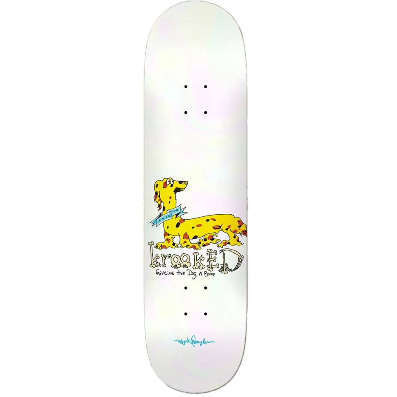 Krooked Gonz Dachshund 8.62 Skateboard Deck- Decks