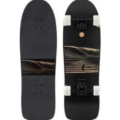 Landyachtz ATV-X Ditch Life Dark Wave Cruiser Skateboard Complete- Cruiser Completes