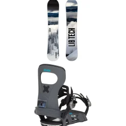 Lib Tech Cold Brew C2 Snowboard + Bent Metal Joint LTD Snowboard Bindings 2025- Snowboards With Bindings|Snowboard Packages