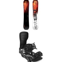 Lib Tech Dynamo C3 Snowboard + Bent Metal Axtion Snowboard Bindings 2025- Snowboards With Bindings|Snowboard Packages