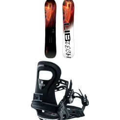 Lib Tech Dynasword C3 Snowboard + Bent Metal BMX Snowboard Bindings - Kids' 2025-Kids Kids Snowboard Packages|Snowboard Packages