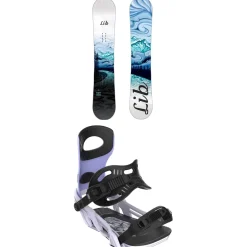 Lib Tech Glider BTX Snowboard + Bent Metal Metta Snowboard Bindings - Women's 2025- Snowboards With Bindings|Snowboard Packages