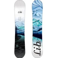 Lib Tech Glider BTX Snowboard + GNU B-Real Snowboard Bindings - Women's 2025- Snowboards With Bindings|Snowboard Packages