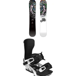Lib Tech Jamie Lynn C3 Snowboard + Bent Metal Transfer Snowboard Bindings 2025- Snowboards With Bindings|Snowboard Packages