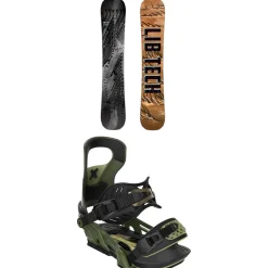 Lib Tech Legitimizer C3 Snowboard + Bent Metal Logic Snowboard Bindings 2025- Snowboards With Bindings|Snowboard Packages