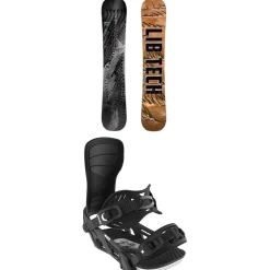 Lib Tech Legitimizer C3 Snowboard + Bent Metal Axtion Snowboard Bindings 2025- Snowboards With Bindings|Snowboard Packages