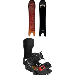 Lib Tech Mayhem Retro Ripper C3 Snowboard + Bent Metal Transfer Snowboard Bindings 2025- Snowboards With Bindings|Snowboard Packages