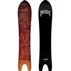 Lib Tech Mayhem Retro Ripper C3 Snowboard + Bent Metal Transfer Snowboard Bindings 2025- Snowboards With Bindings|Snowboard Packages