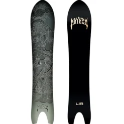 Lib Tech Mayhem Retro Ripper C3 Snowboard + Bent Metal Transfer Snowboard Bindings 2025- Snowboards With Bindings|Snowboard Packages