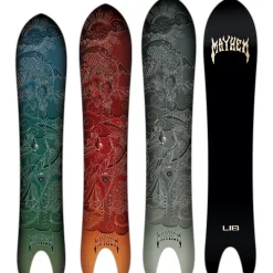 Lib Tech Mayhem Retro Ripper C3 Snowboard + Bent Metal Transfer Snowboard Bindings 2025- Snowboards With Bindings|Snowboard Packages