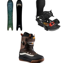 Lib Tech Mayhem Retro Ripper C3 Snowboard + Bent Metal Transfer Snowboard Bindings + Vans Infuse Snowsurf Snowboard Boots 2025- Snowboards, Bindings & Boots|Snowboard Packages