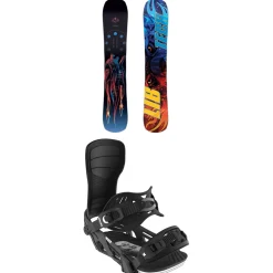 Lib Tech Rasman C2X Snowboard + Bent Metal Axtion Snowboard Bindings 2025- Snowboards With Bindings|Snowboard Packages