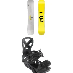 Lib Tech Skate Banana BTX Snowboard + Bent Metal Anvil Snowboard Bindings 2025- Snowboards With Bindings|Snowboard Packages