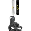 Lib Tech Skate Banana BTX Snowboard + Nidecker Supermatic Snowboard Bindings 2025- Snowboards With Bindings|Snowboard Packages