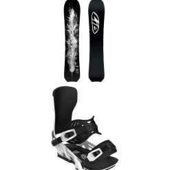 Lib Tech T. Rice Orca Snowboard + Bent Metal Transfer Snowboard Bindings 2025- Snowboards With Bindings|Snowboard Packages