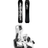 Lib Tech T. Rice Orca Snowboard + Nidecker Supermatic Snowboard Bindings 2025- Snowboards With Bindings|Snowboard Packages