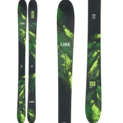 Line Skis Bacon 108 Skis 2024 + Marker Griffon 13 ID Ski Bindings- Skis With Bindings|Skis With Bindings