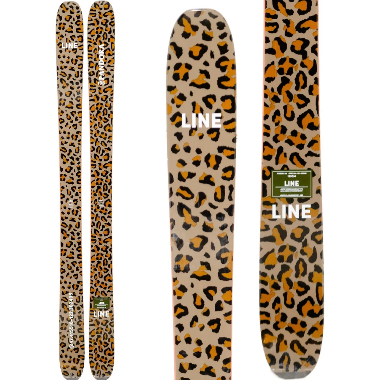 Line Skis Pandora 106 Camo Skis 2025- Skis