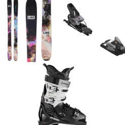 Line Skis Pandora 99 Skis + Salomon Strive 12 GW Ski Bindings + Atomic Hawx Ultra 110 S GW Ski Boots 2025- Skis, Boots & Bindings|Skis With Bindings