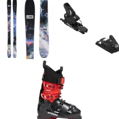 Line Skis Pandora 85 Skis + Salomon Strive 12 GW Ski Bindings + Atomic Hawx Ultra 100 GW Ski Boots 2025- Skis, Boots & Bindings|Skis With Bindings