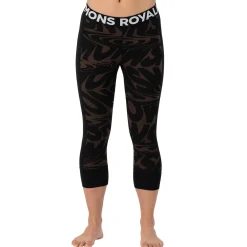 MONS ROYALE Cascade Merino Flex 200 3/4 Leggings - Women's-Women Snow Clothing|Base Layers