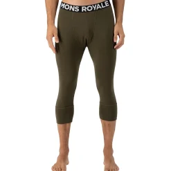 MONS ROYALE Cascade Merino Flex 200 3/4 Leggings - Men's- Base Layers|Snow Clothing