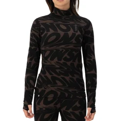 MONS ROYALE Cascade Mock Neck Top - Women's-Women Base Layers|Snow Clothing