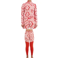 MONS ROYALE Cascade Mock Neck Top + Leggings - Women's 2023-Women Snow Clothing|Jacket & Pant Sets