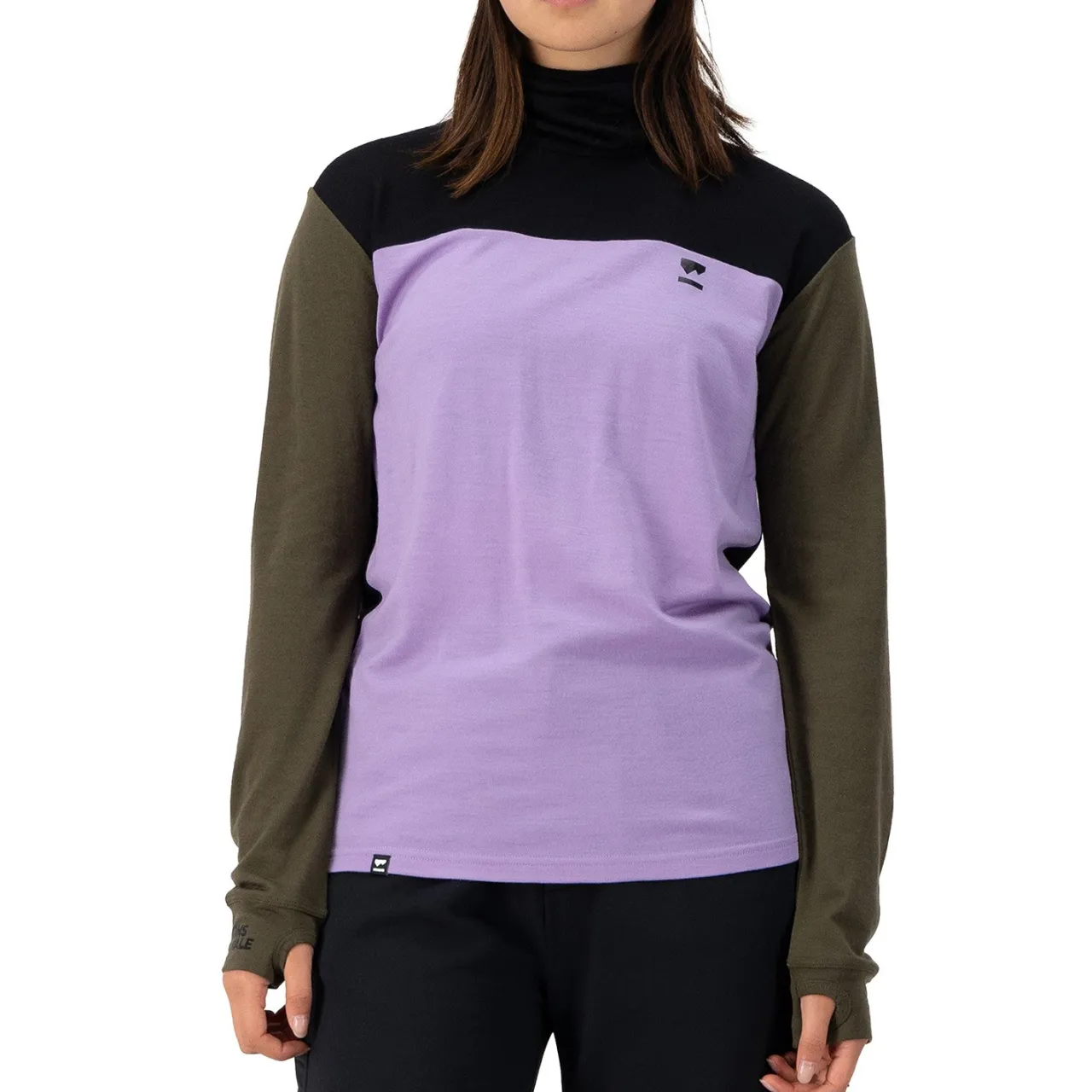 MONS ROYALE Yotei BF High Neck Top - Women's-Women Base Layers|Snow Clothing