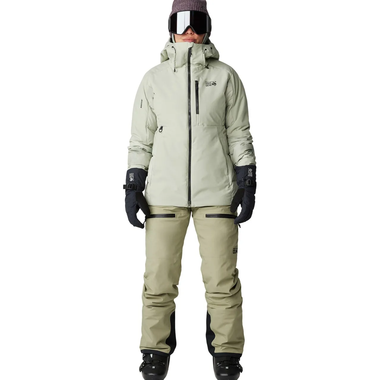 Mountain Hardwear Powder Maven™ Bibs - Women's-Women Snow Clothing|Snowboard Pants & Bibs