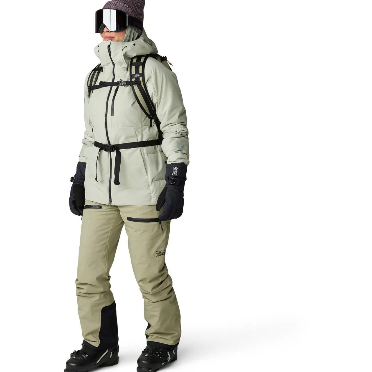 Mountain Hardwear Powder Maven™ Bibs - Women's-Women Snow Clothing|Snowboard Pants & Bibs