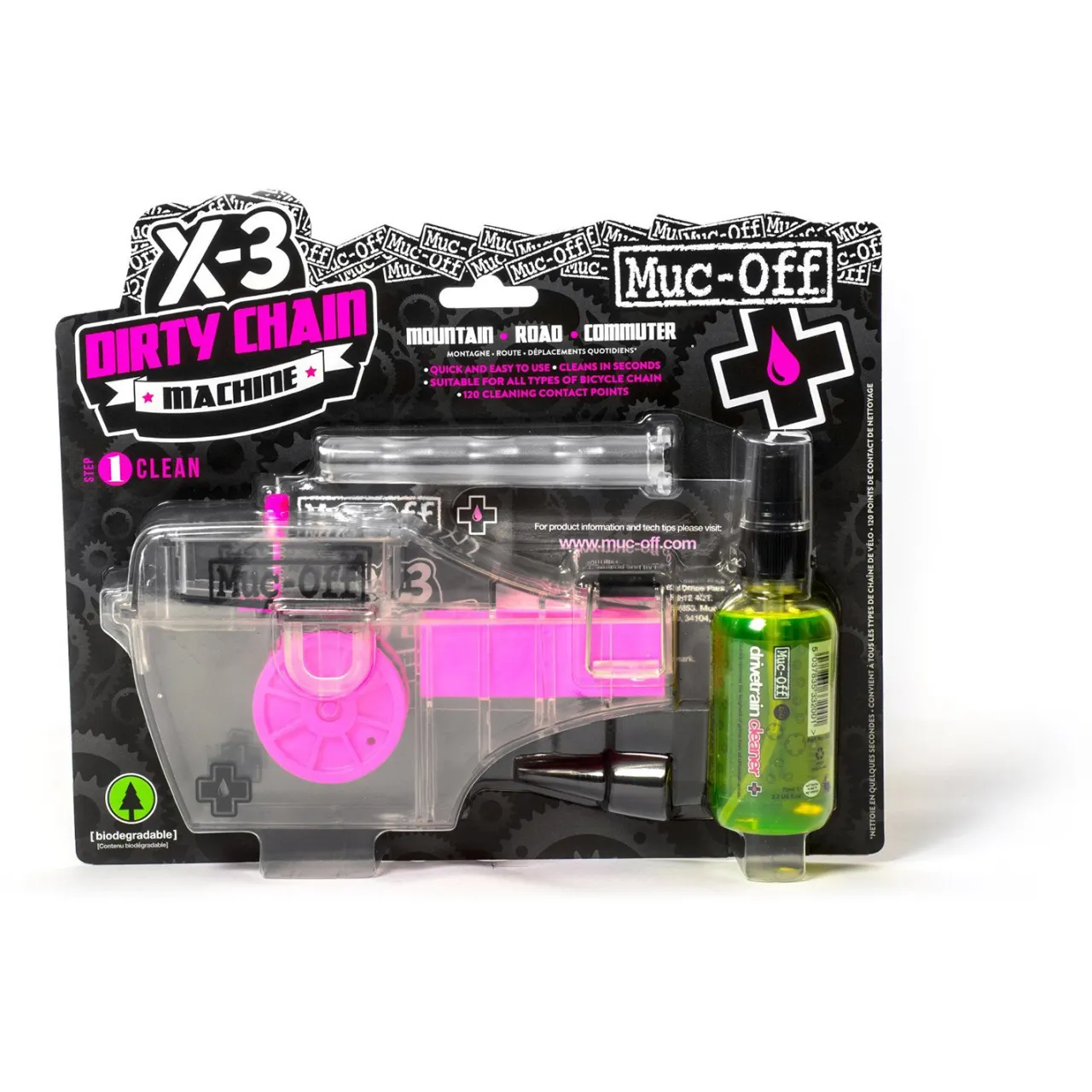 Muc-Off X-3 Dirty Chain Machine Cleaning Kit- Tools