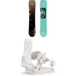 Never Summer Infinity Snowboard + Union Trilogy Snowboard Bindings - Women's 2025- Snowboards With Bindings|Snowboard Packages