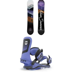 Never Summer Lady FR Snowboard + Union Ultra Snowboard Bindings - Women's 2025- Snowboards With Bindings|Snowboard Packages