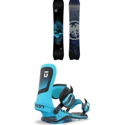 Never Summer V-Twin Snowboard + Union Ultra Snowboard Bindings 2025- Snowboards With Bindings|Snowboard Packages