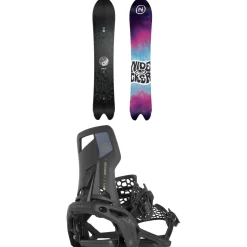 Nidecker Beta APX Snowboard + Supermatic Snowboard Bindings 2025- Snowboards With Bindings|Snowboard Packages