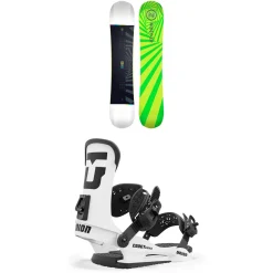Nidecker Micron Merc Snowboard + Union Cadet Pro Snowboard Bindings - Kids' 2025-Kids Kids Snowboard Packages|Snowboard Packages